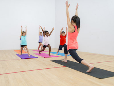 kids yoga studio class