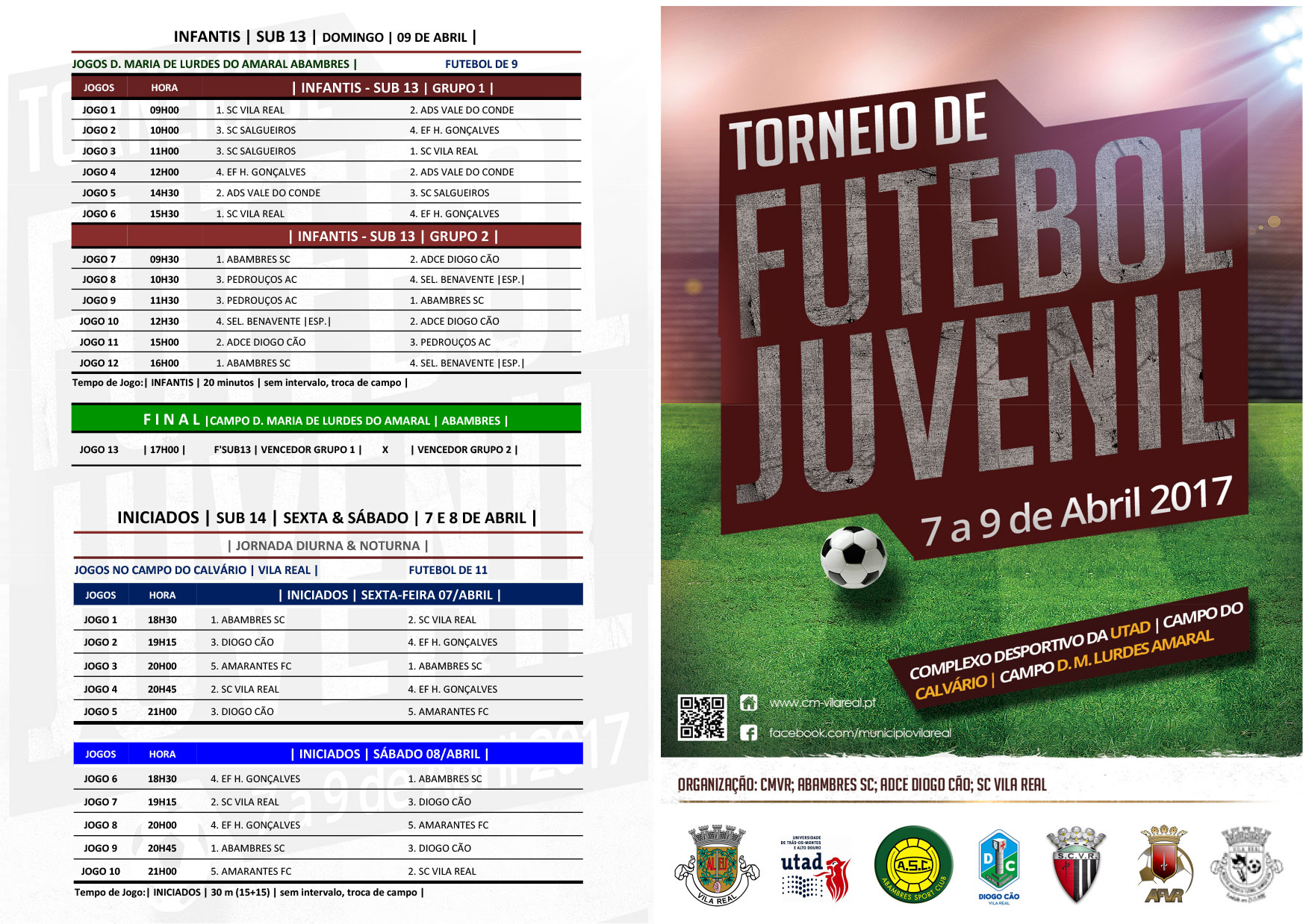 TORNEIO DE FUTEBOL JUVENIL DE VILA REAL